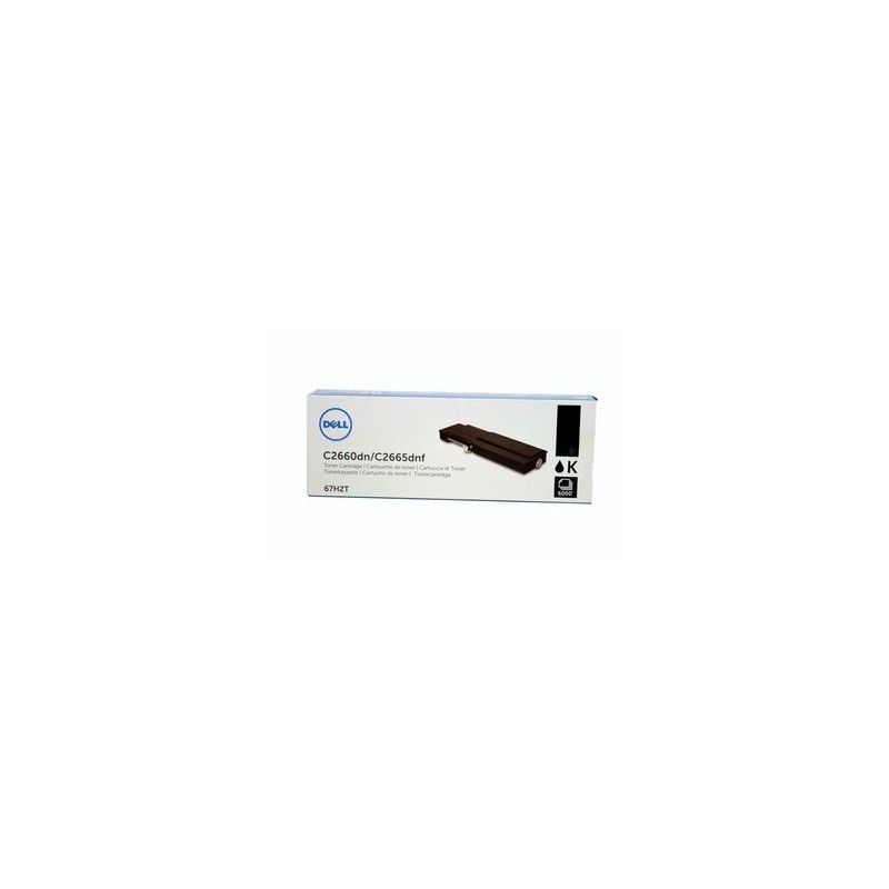 Toner noir DELL très haute capacité pour C2660dn / C2665dnf  (RD80W) (67H2T), Toner Express : achat en ligne de Toner noir DELL 