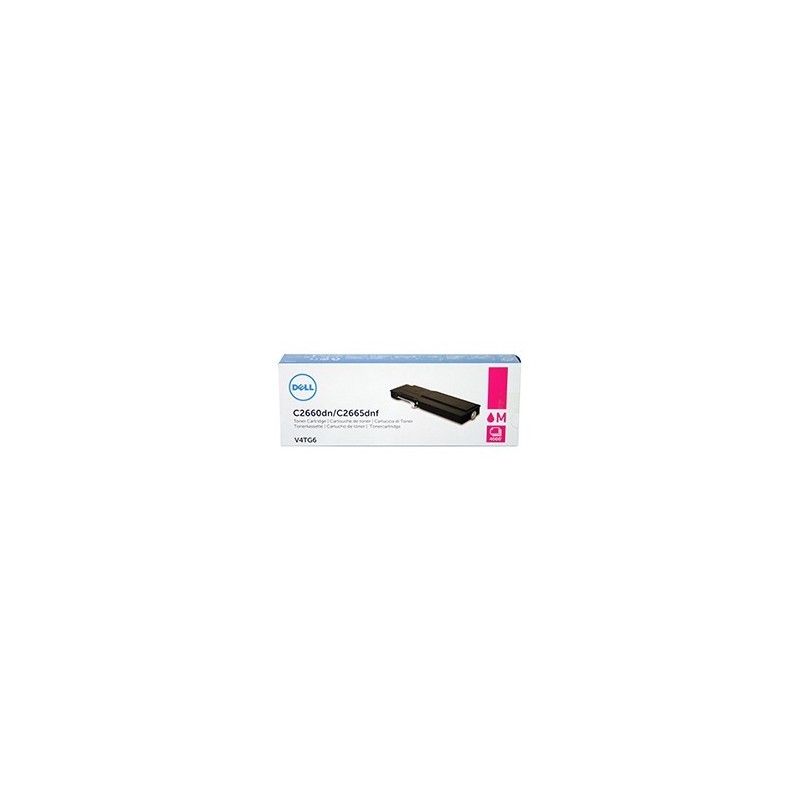 Toner magenta DELL haute capacité pour C2660dn / C2665dnf  (VXCW) (V4TG6), Toner Express : achat en ligne de Toner magenta DELL 