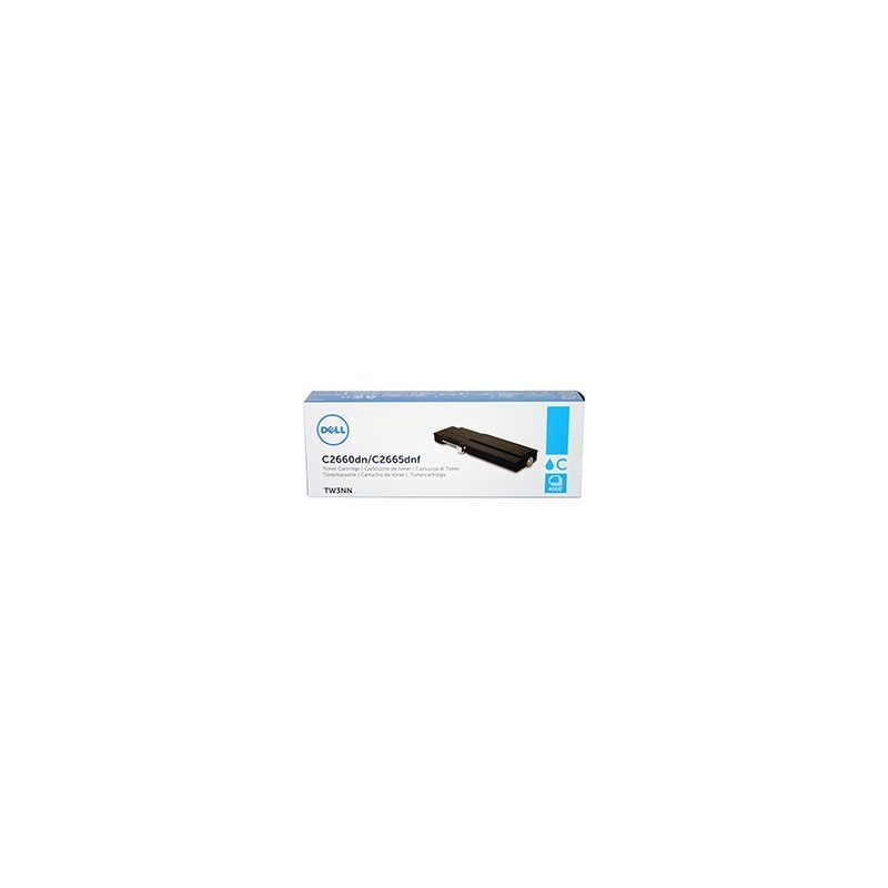 Toner cyan DELL haute capacité pour C2660dn / C2665dnf  (488NH) (2K1VC), Toner Express : achat en ligne de Toner cyan DELL haute