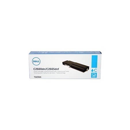 Toner cyan DELL haute capacité pour C2660dn / C2665dnf  (488NH) (2K1VC), Toner Express : achat en ligne de Toner cyan DELL haute