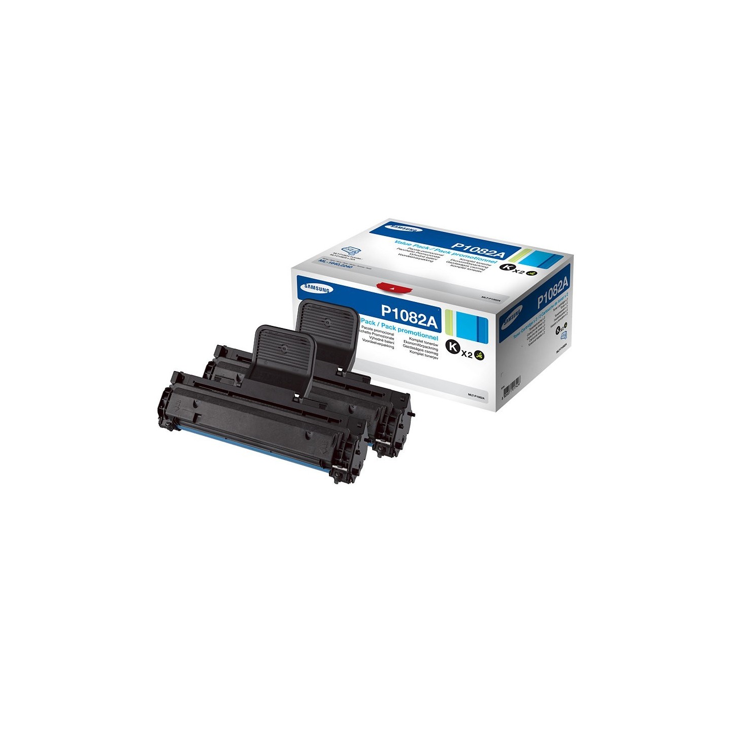 Pack 2 Toners SAMSUNG pour ML1640 / ML2240 (SV118A)