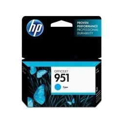 Cartouche cyan HP pour officejet pro 8100 / 8600 (N°951), Toner Express : achat en ligne de Cartouche cyan HP pour officejet p