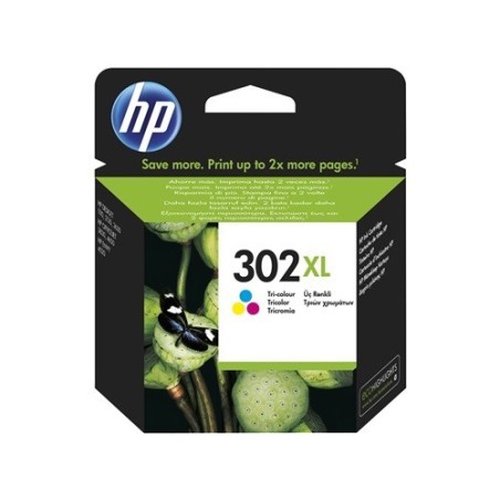 Cartouche d'encre tri-color pour HP officejet 3830 (N°302XL), Toner Express : achat en ligne de Cartouche d'encre tri-color pour