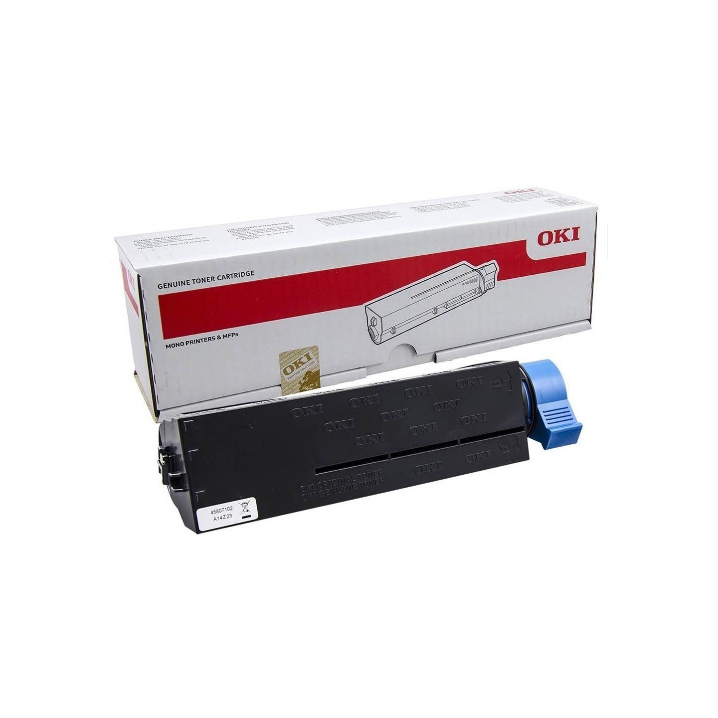 Toner Oki basse capacité pour B412/B432/B512...