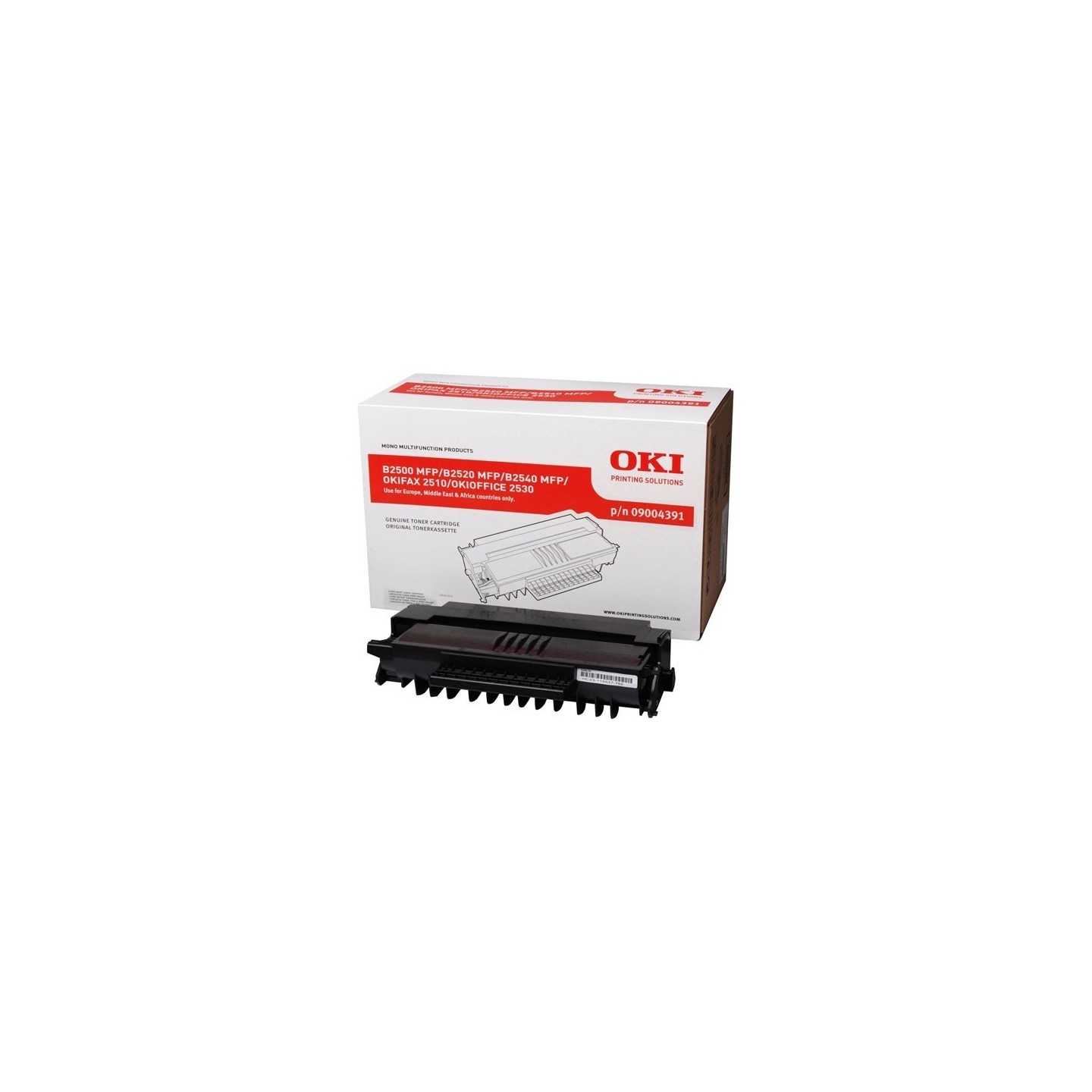 Toner noir Oki pour B2500MFP / B2520MFP / B2540MFP, Toner Express : achat en ligne de Toner noir Oki pour B2500MFP / B2520MFP / 