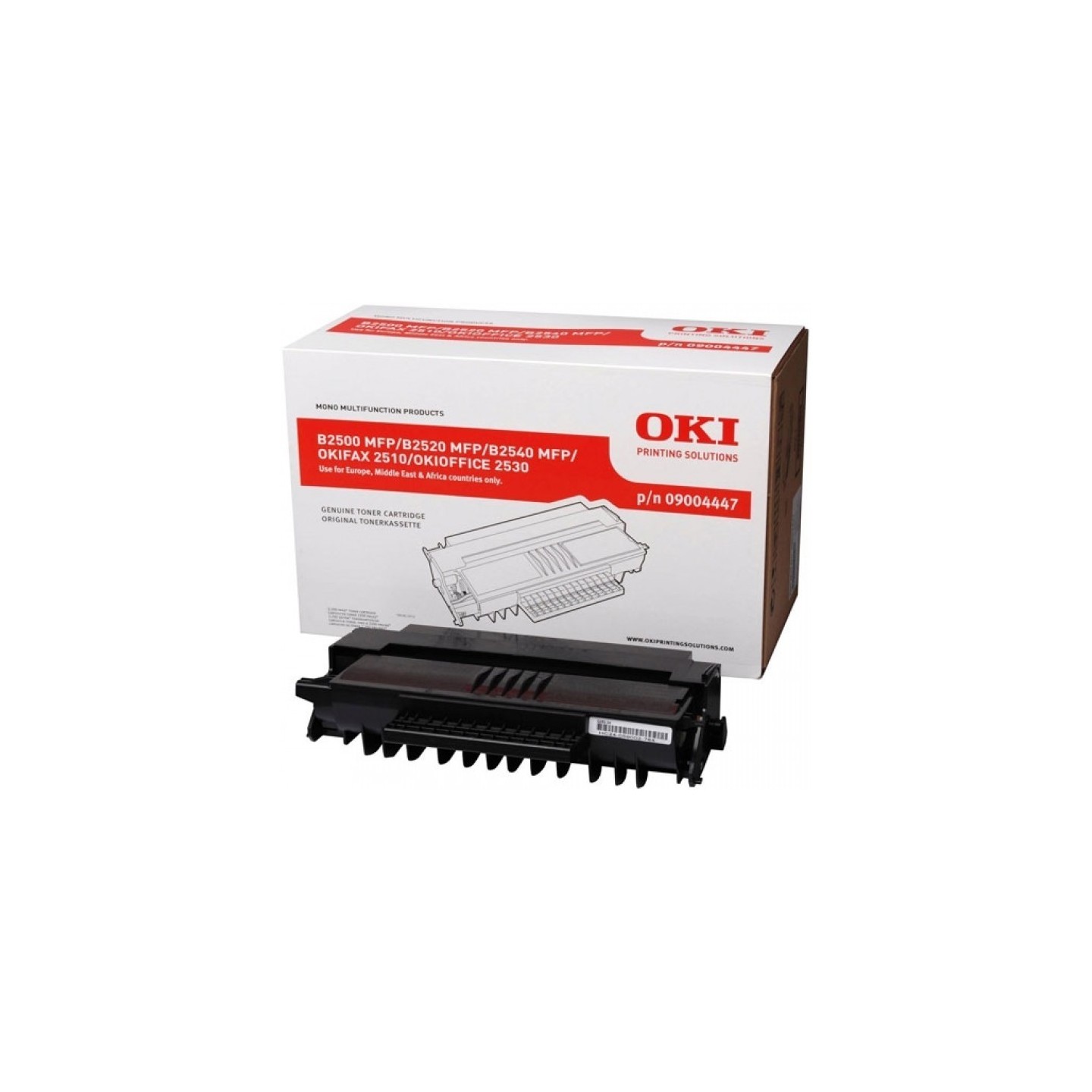 Toner noir Oki pour B2500MFP / B2520MFP / B2540MFP, Toner Express : achat en ligne de Toner noir Oki pour B2500MFP / B2520MFP / 