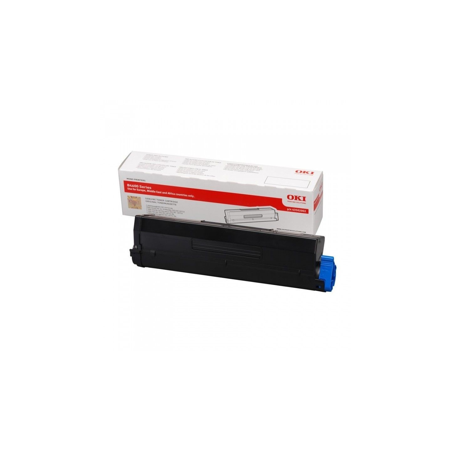 Toner noir Oki pour B4600 Haute capacité, Toner Express : achat en ligne de Toner noir Oki pour B4600 Haute capacité pour imprim