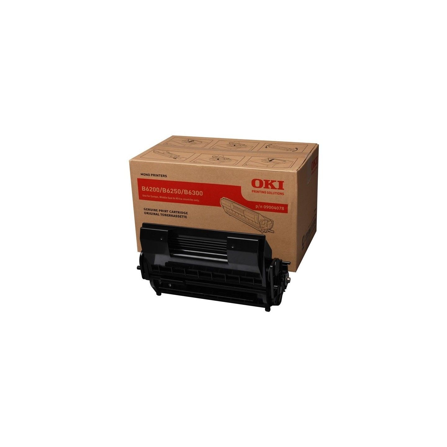 Kit Tambour et Toner Noir OKI (09004078), Toner Express : achat en ligne de Kit Tambour et Toner Noir OKI (09004078) pour imprim