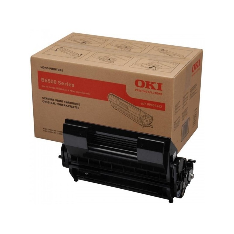 09004462 - Toner noir Oki pour imprimante B6500..., Toner Express : achat en ligne de Toner noir Oki 