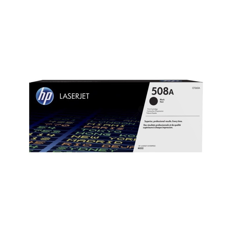 Toner noir HP pour Color LaserJet Enterprise M552 / M553.... (508A)