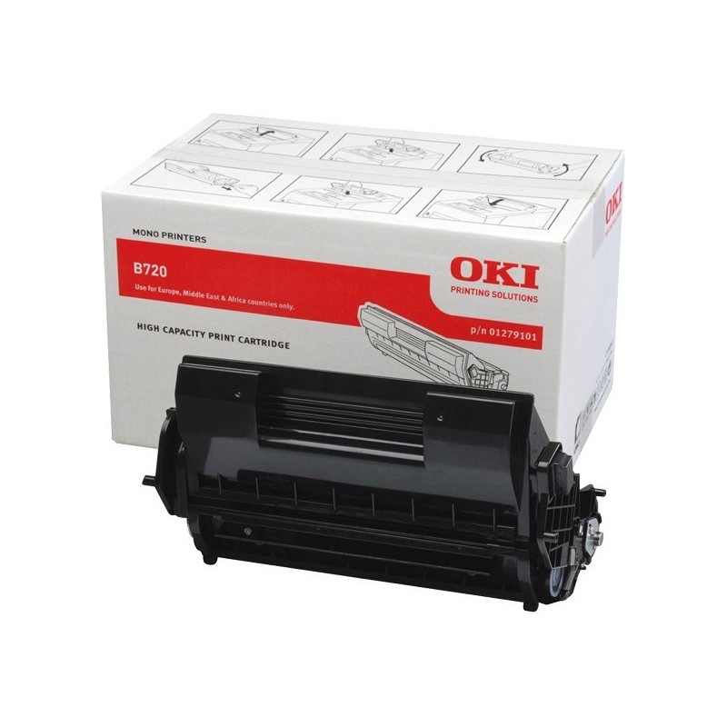 Toner noir Oki pour B720.., Toner Express : achat en ligne de Toner noir Oki pour B720.. pour imprimante