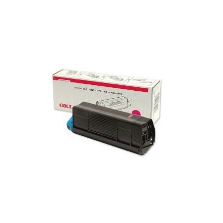 Toner Magenta Oki C3100 TYPE C6L, Toner Express : achat en ligne de Toner Magenta Oki C3100 TYPE C6L pour imprimante