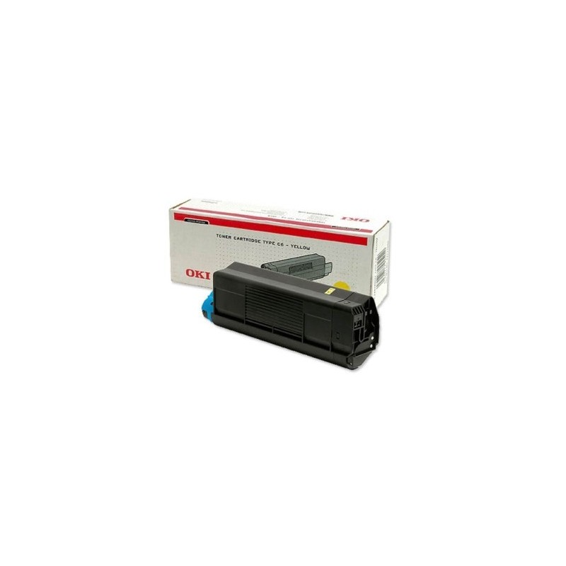 Toner Jaune Oki C3100 TYPE C6L, Toner Express : achat en ligne de Toner Jaune Oki C3100 TYPE C6L pour imprimante
