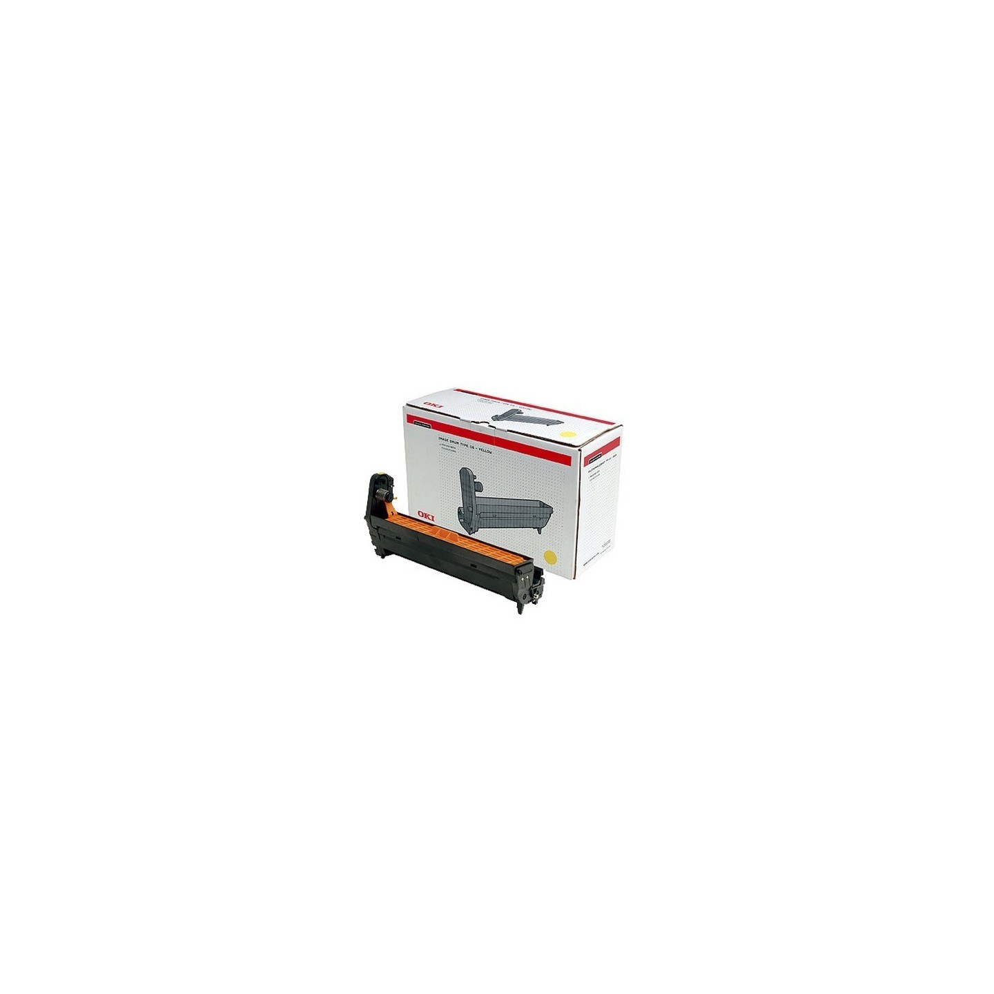 Kit Tambour Jaune Oki 42126641 TYPE C6L, Toner Express : achat en ligne de Kit Tambour Jaune Oki 42126641 TYPE C6L pour impriman