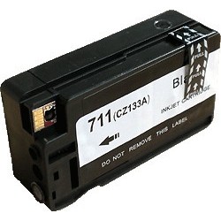 Cartouche d'encre générique noire pour HP Designjet T520 ePrinter / T120 (N°711)