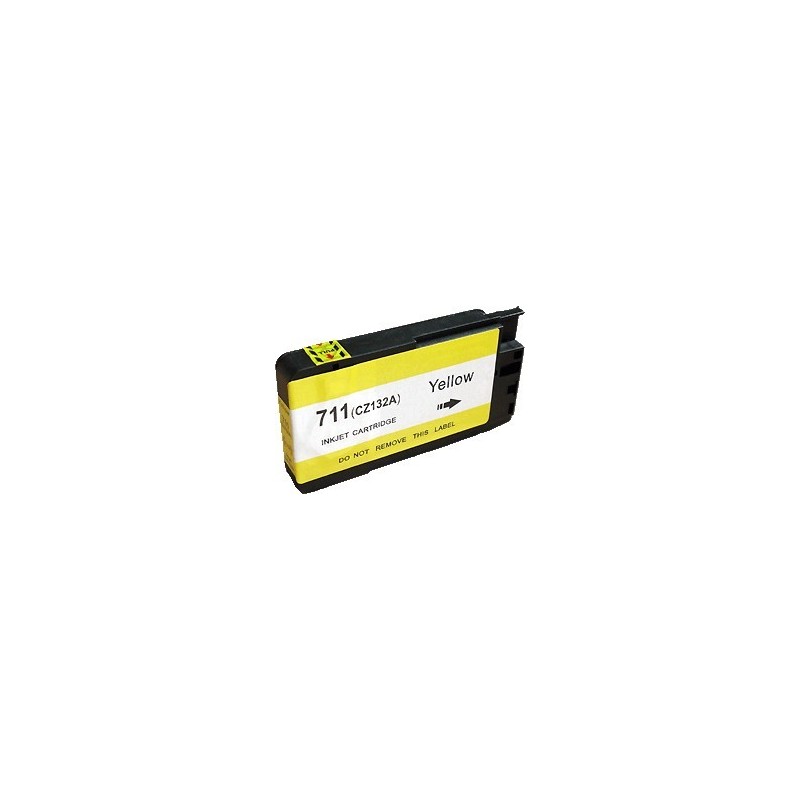 Cartouche d'encre générique jaune pour HP Designjet T520 ePrinter / T120 (N°711)