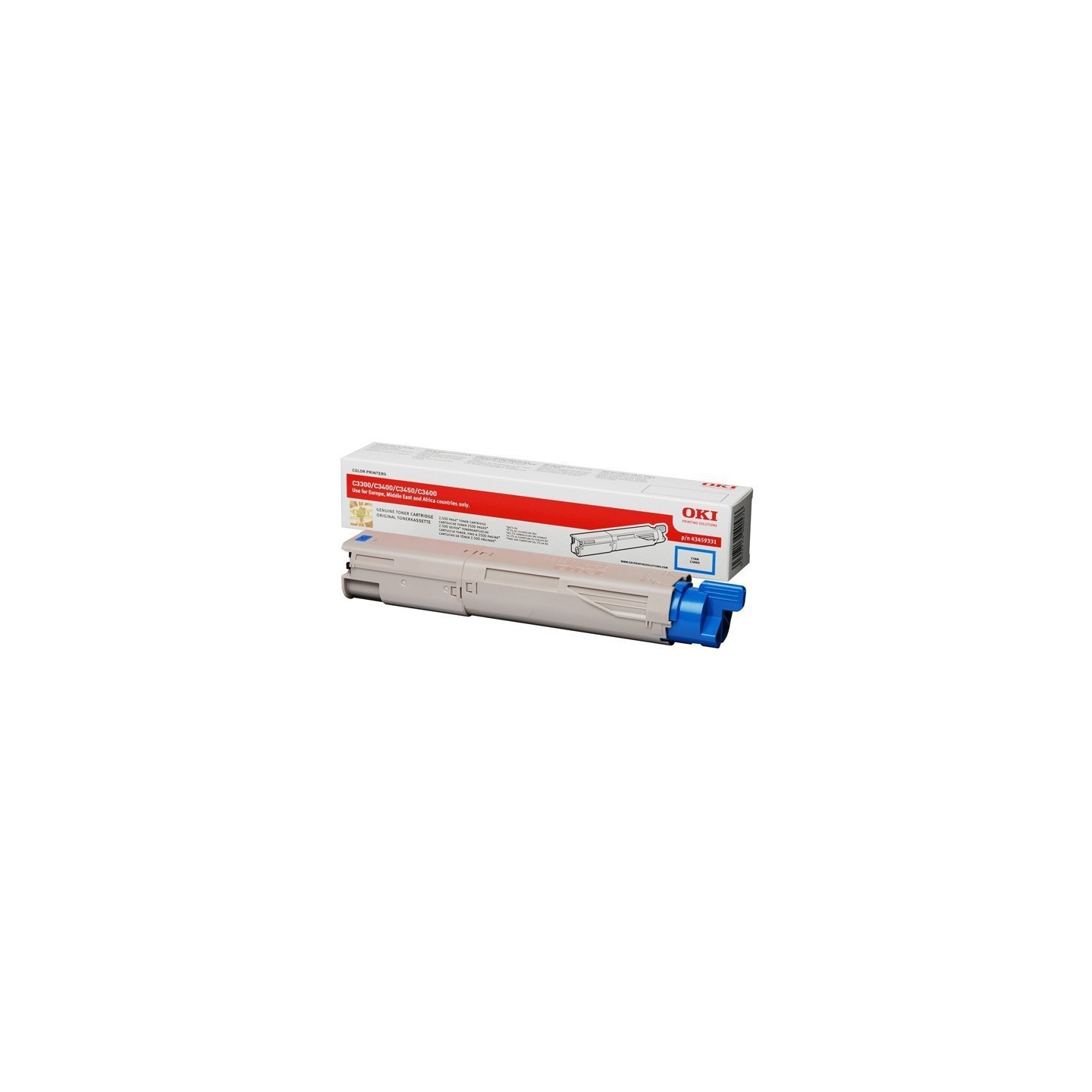 Toner cyan Oki pour C33/C34/C35/C36, Toner Express : achat en ligne de Toner cyan Oki pour C33/C34/C35/C36 pour imprimante