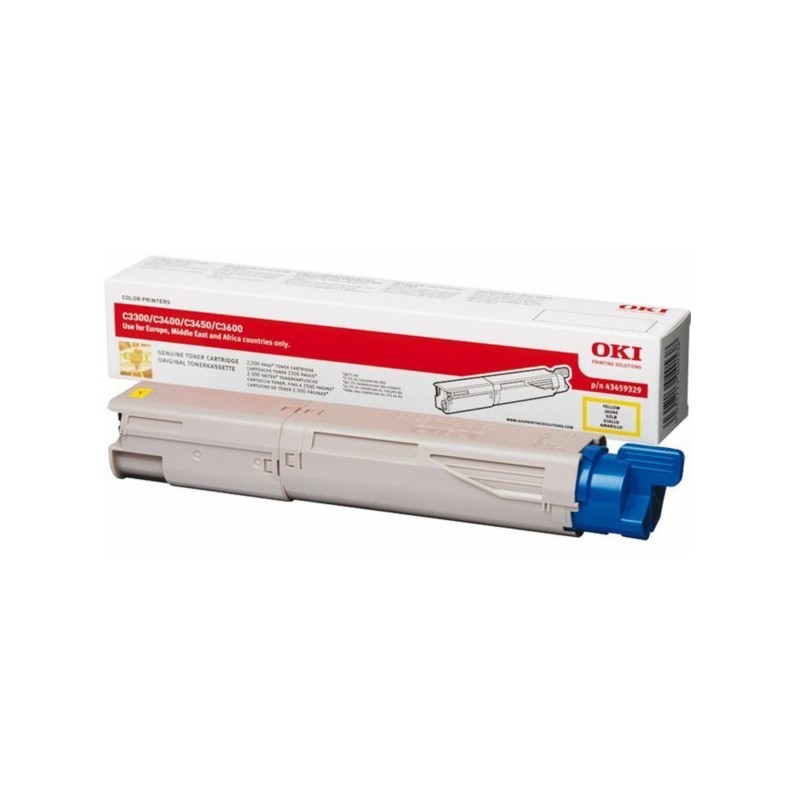 Toner jaune Oki pour C33/C34/C35/C36, Toner Express : achat en ligne de Toner jaune Oki pour C33/C34/C35/C36 pour imprimante