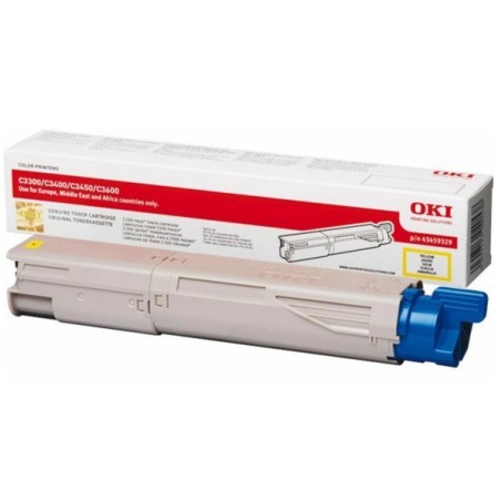 Toner jaune Oki pour C33/C34/C35/C36, Toner Express : achat en ligne de Toner jaune Oki pour C33/C34/C35/C36 pour imprimante