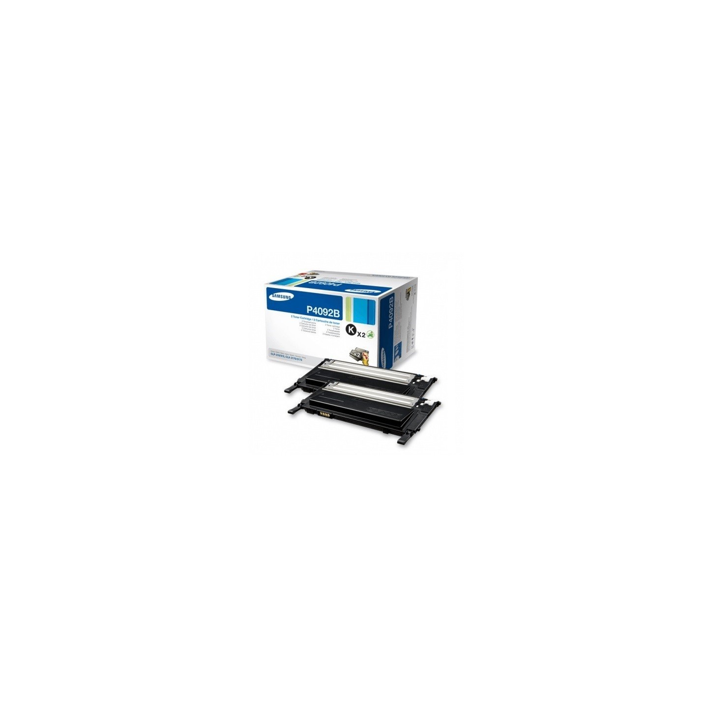 Pack de 2 Toners noirs Samsung pour clp 310 / CLP 315 / CLX 3170..., Toner Express : achat en ligne de Pack de 2 Toners noirs Sa