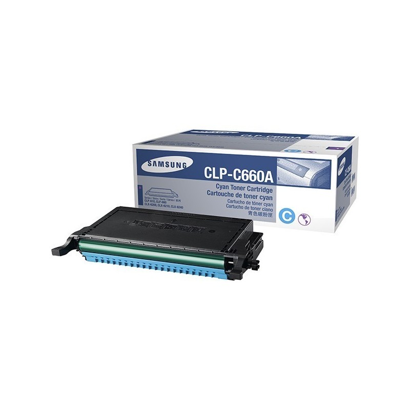 Toner cyan Samsung pour CLP-610ND / 660D / 660ND, Toner Express : achat en ligne de Toner cyan Samsung pour CLP-610ND / 660D / 6