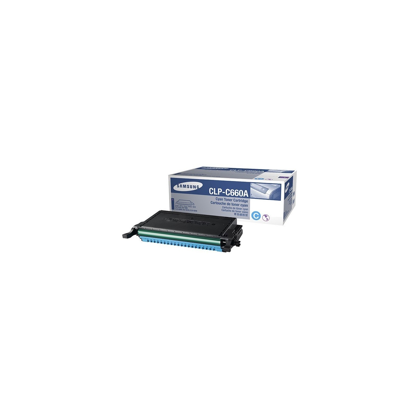 Toner cyan Samsung pour CLP-610ND / 660D / 660ND, Toner Express : achat en ligne de Toner cyan Samsung pour CLP-610ND / 660D / 6