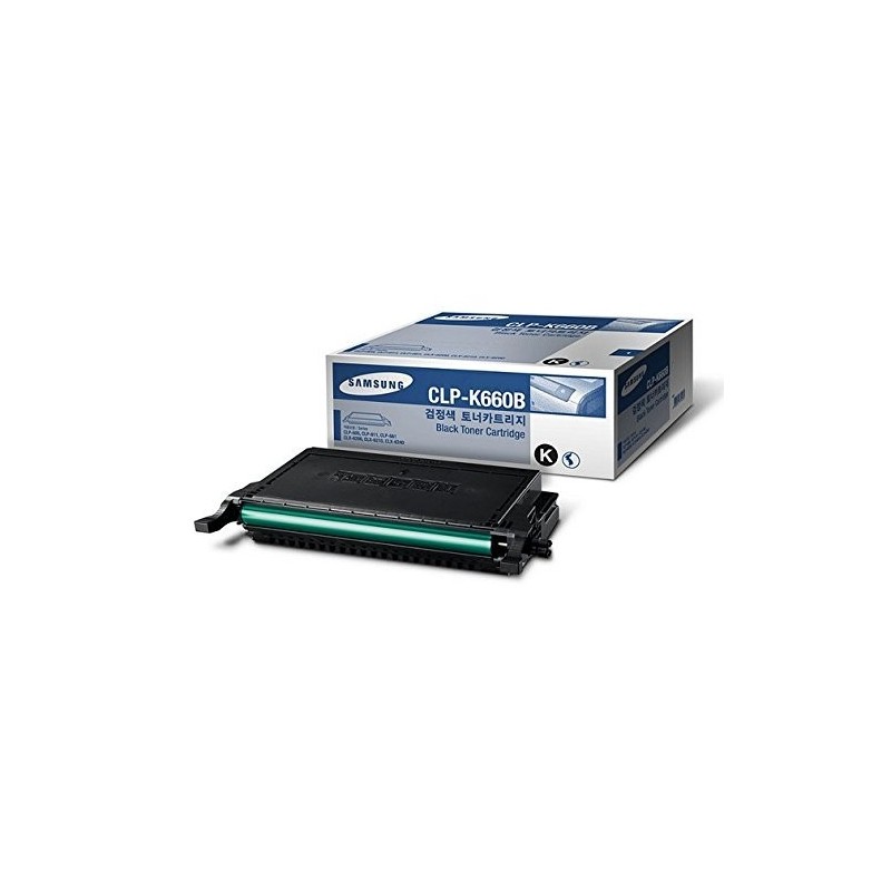 Toner noir Samsung pour CLP-610ND / 660D / 660ND haute capacité, Toner Express : achat en ligne de Toner noir Samsung pour CLP-6
