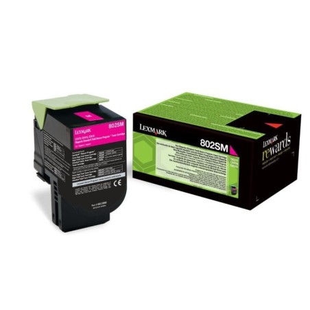 Toner magenta Lexmark pour CX310n / CX410e ... haute capacité (802SM), Toner Express : achat en ligne de Toner magenta Lexmark p