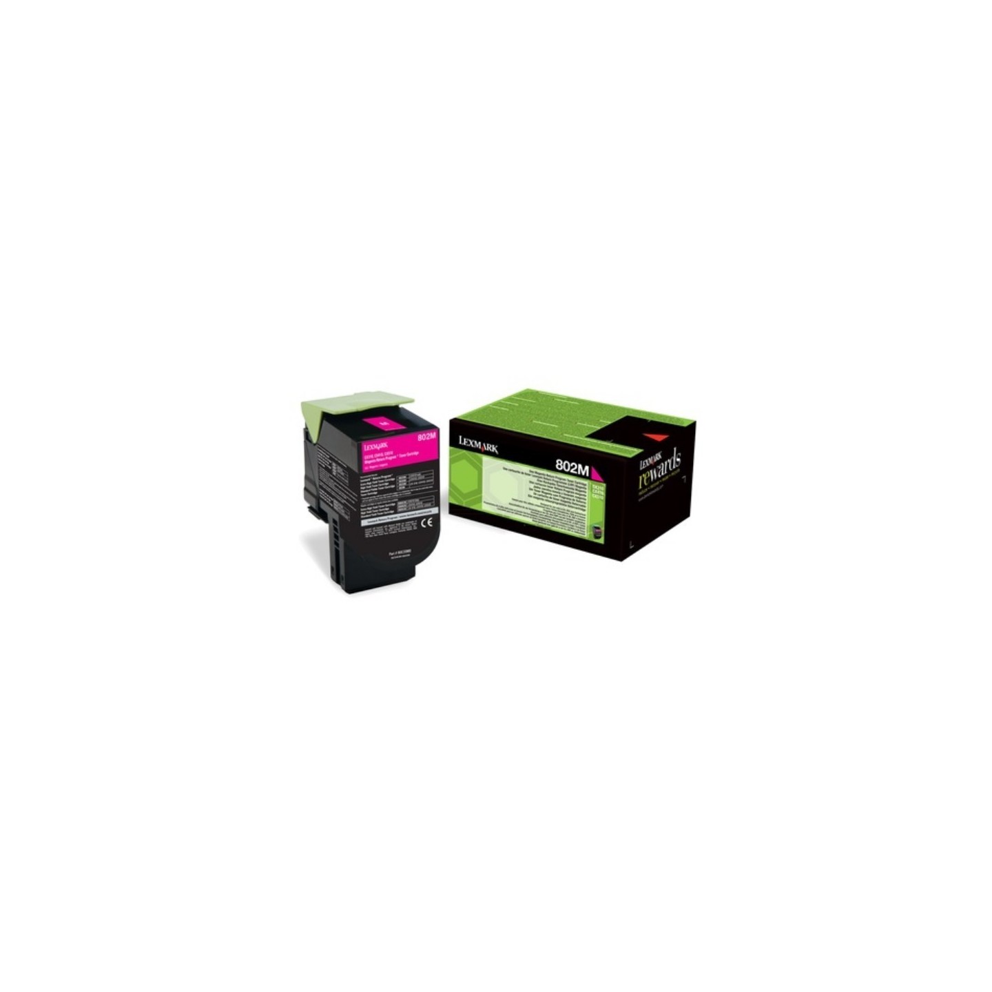 Toner magenta Lexmark pour CX310n / CX410e ... (802M), Toner Express : achat en ligne de Toner magenta Lexmark pour CX310n / CX4
