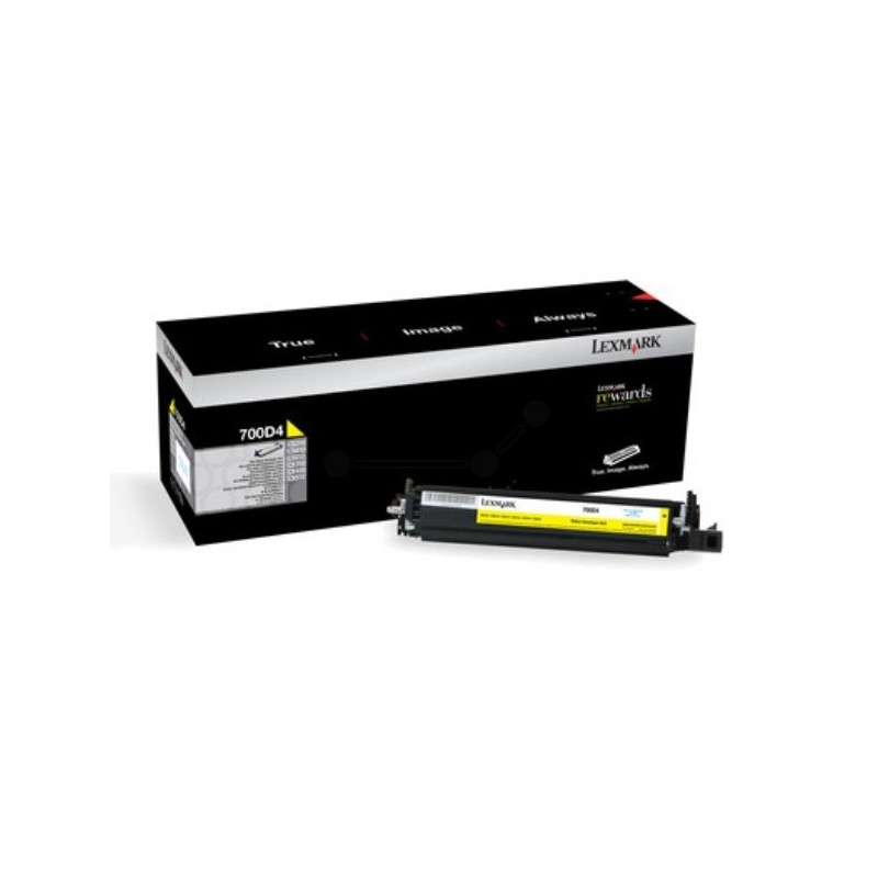 Unité de développement jaune Lexmark pour CS310 / CS410 / CS510 .... (700D4), Toner Express : achat en ligne de Unité de dévelop