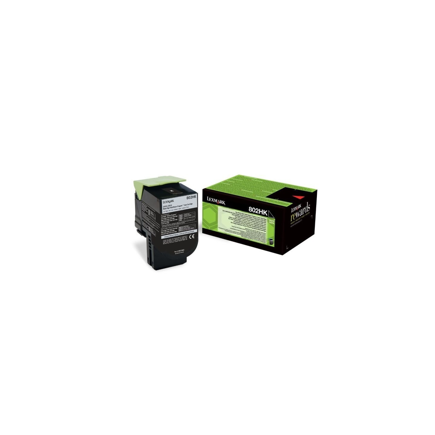 Toner Lexmark noir pour CX410 / CX510...  (802HK), Toner Express : achat en ligne de Toner Lexmark noir pour CX410 / CX510...  (