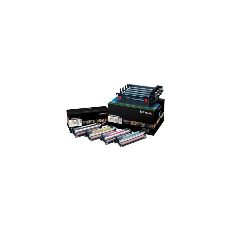 Kit de 4 tambours Lexmark pour C540 / X543 / X544, Toner Express : achat en ligne de Kit de 4 tambours Lexmark pour C540 / X543 