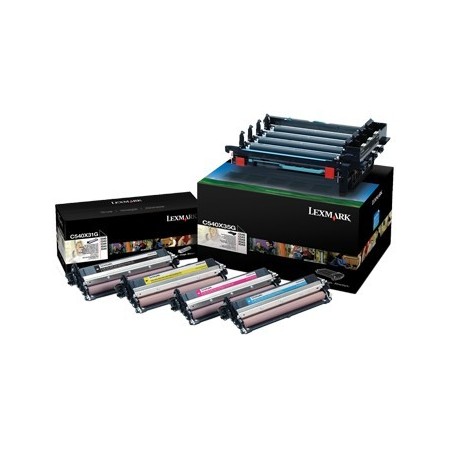 Kit de 4 tambours Lexmark pour C540 / X543 / X544, Toner Express : achat en ligne de Kit de 4 tambours Lexmark pour C540 / X543 