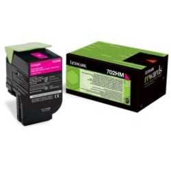 Toner magenta haute capacité Lexmark pour CS310 / CS410 / CS510 .... (702HM), Toner Express : achat en ligne de Toner magenta ha