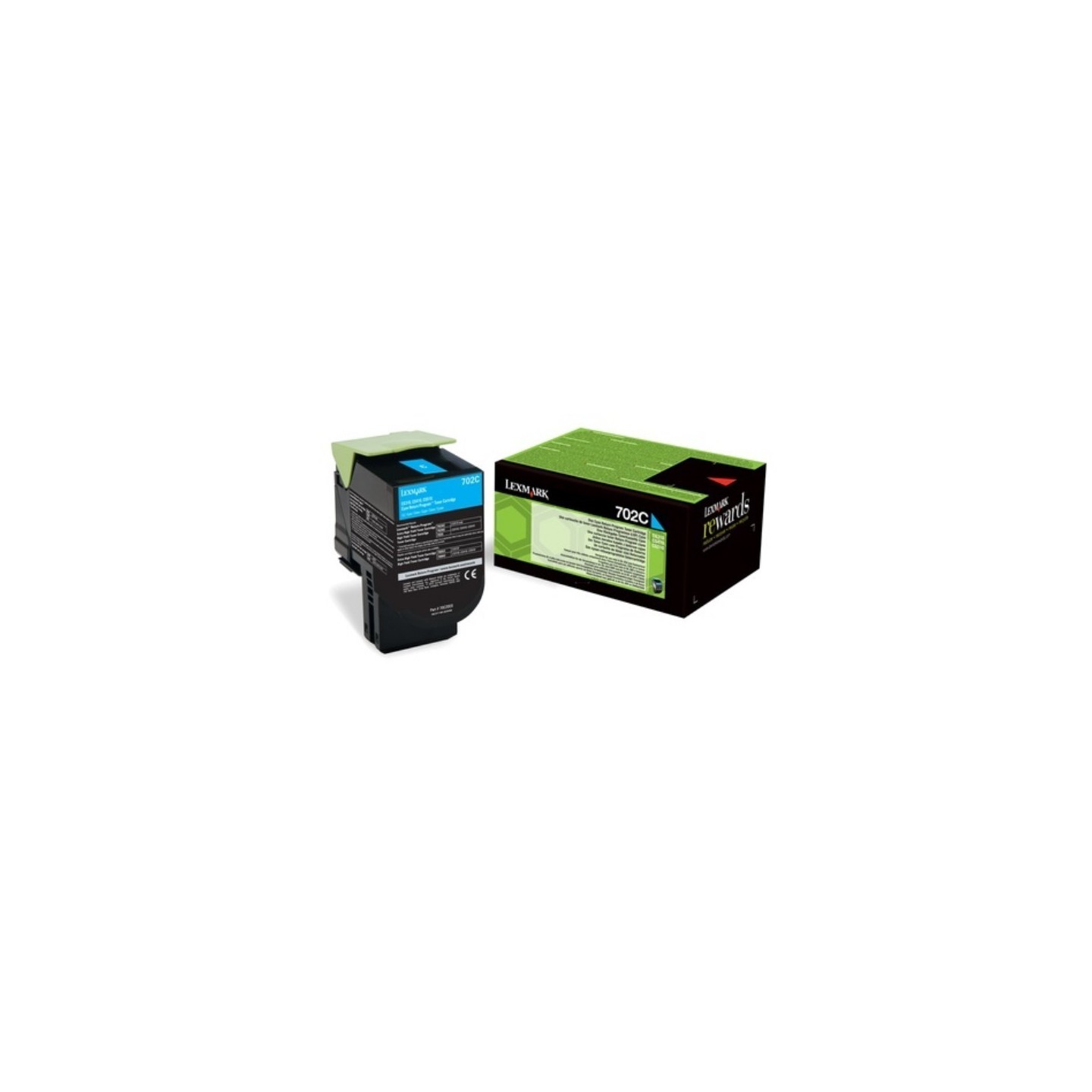 Toner cyan Lexmark pour CS310 / CS410 / CS510 .... (702C), Toner Express : achat en ligne de Toner cyan Lexmark pour CS310 / CS4
