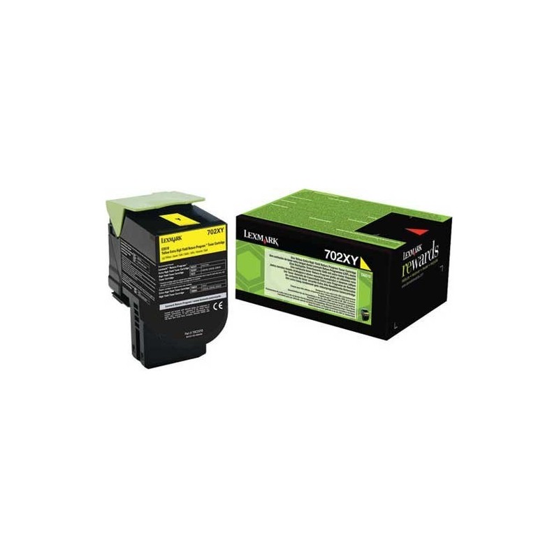Toner jaune Très haute capacité Lexmark pour CS510 .... (702XY)