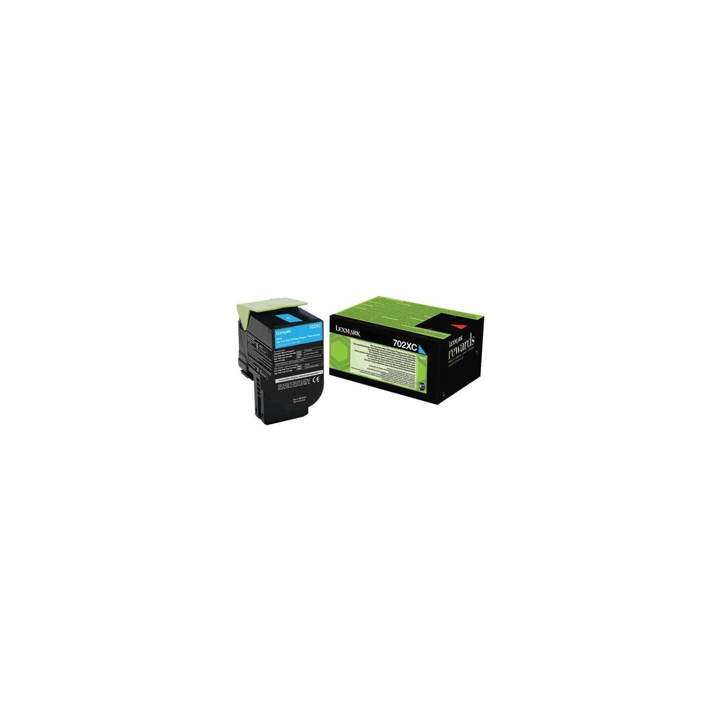 Toner Cyan Très haute capacité Lexmark pour CS510 (702XC)