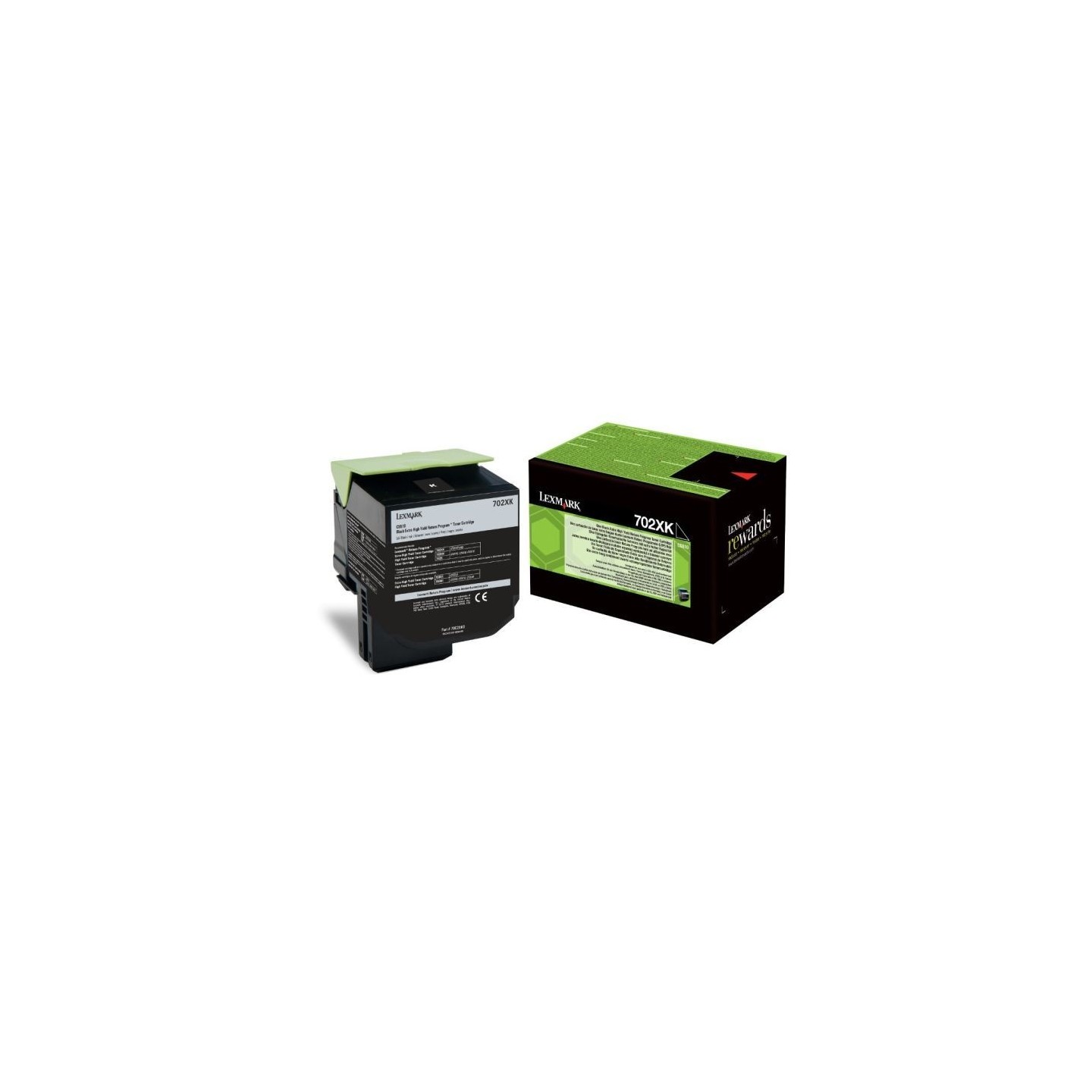 Toner Noir Très haute capacité Lexmark pour CS510 (702XK)