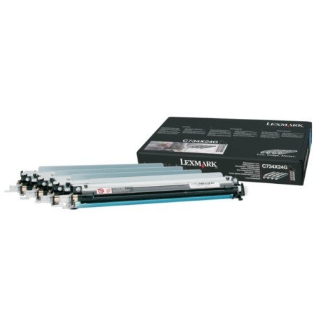 Pack de 4 photoconducteur Lexmark pour C734 / C736 / X734 / X736 / X738, Toner Express : achat en ligne de Pack de 4 photoconduc
