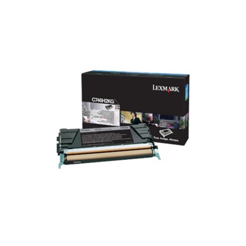 Toner Laser Noir LEXMARK Corporate pour Imprimante Laser - Capacité 12000 pages