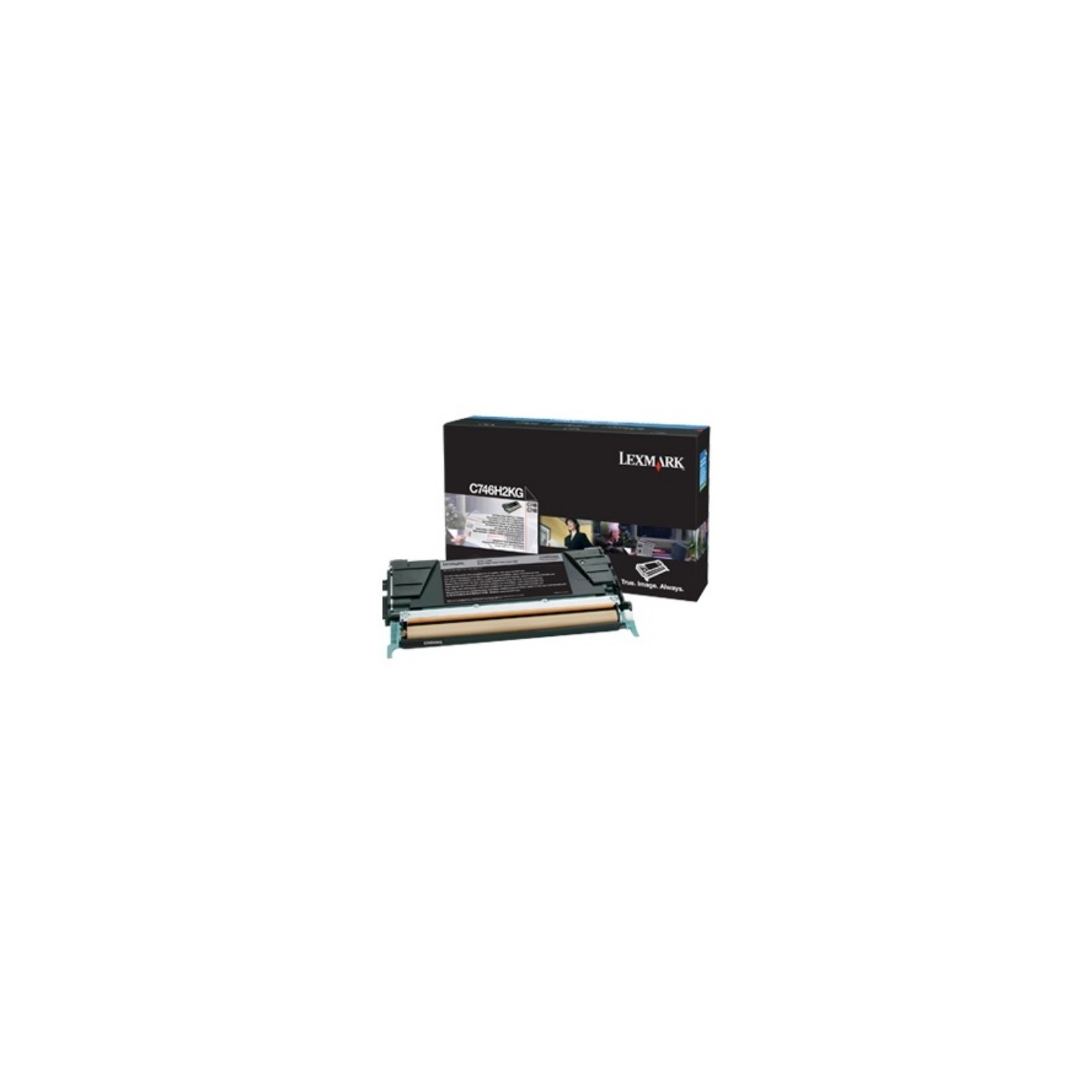 Toner Laser Noir LEXMARK Corporate pour Imprimante Laser - Capacité 12000 pages