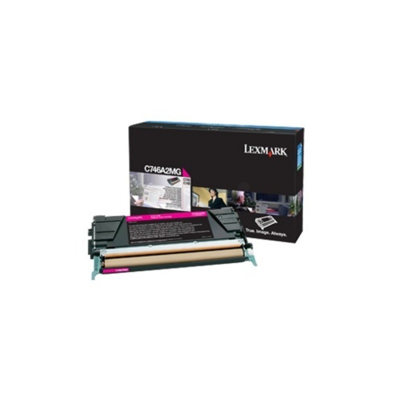 Toner laser Magenta Lexmak Corporate C746 / C748