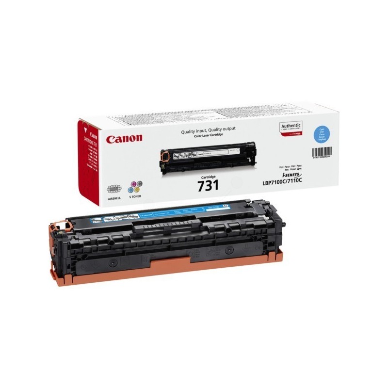 Toner cyan Canon pour isensys LBP7100Cn, LBP7110Cw, MF6680DN (731), Toner Express : achat en ligne de Toner cyan Canon pour isen