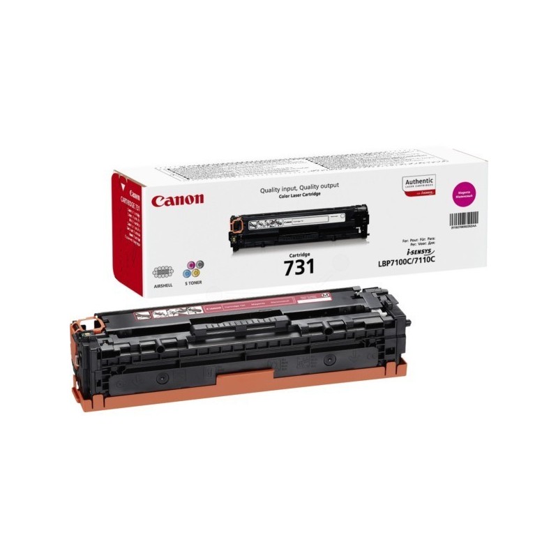 Toner magenta Canon pour isensys LBP7100Cn, LBP7110Cw, MF6680DN (731), Toner Express : achat en ligne de Toner magenta Canon pou