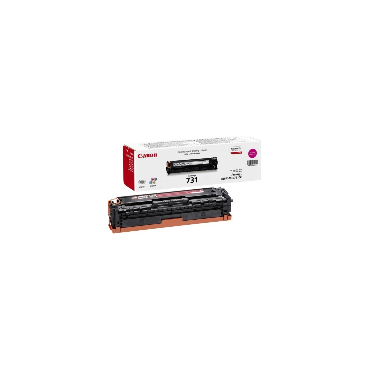 Toner magenta Canon pour isensys LBP7100Cn, LBP7110Cw, MF6680DN (731), Toner Express : achat en ligne de Toner magenta Canon pou