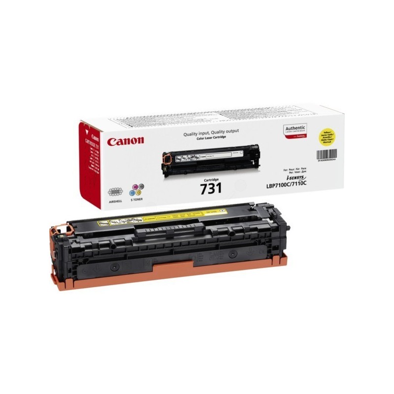 Toner jaune Canon pour isensys LBP7100Cn, LBP7110Cw, MF6680DN (731), Toner Express : achat en ligne de Toner jaune Canon pour is