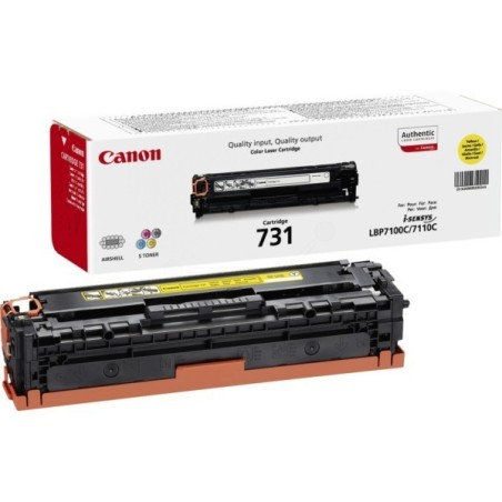Toner jaune Canon pour isensys LBP7100Cn, LBP7110Cw, MF6680DN (731), Toner Express : achat en ligne de Toner jaune Canon pour is