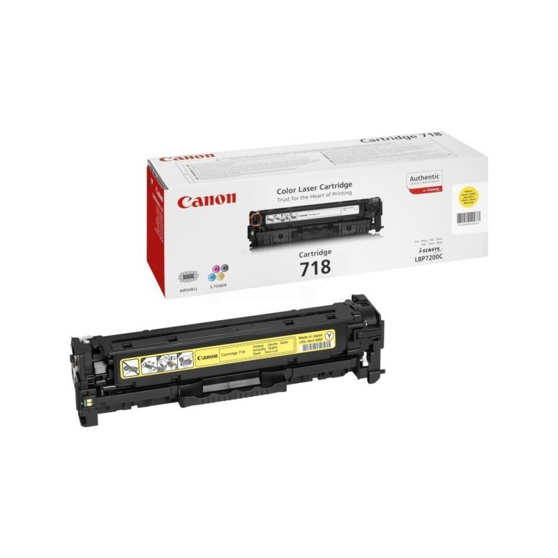 Toner jaune Canon EP-718 pour MF 8330..., Toner Express : achat en ligne de Toner jaune Canon EP-718 pour MF 8330... pour imprim