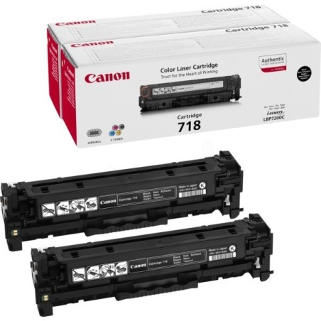 pack de 2 Toners noirs Canon EP-718 pour MF 8350 ..., Toner Express : achat en ligne de pack de 2 Toners noirs Canon EP-718 pour