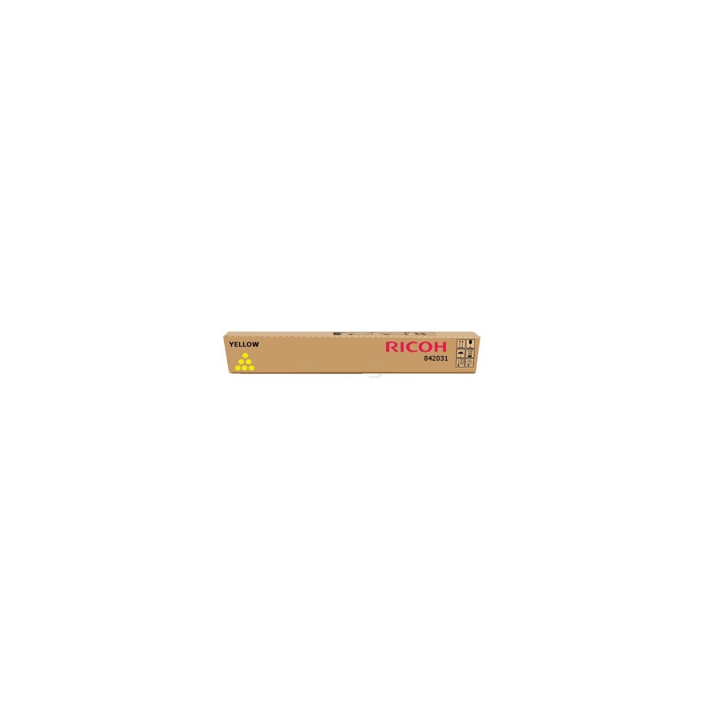 Toner jaune Ricoh pour aficio MP C2500 / MP C3000 ... (884947/842031), Toner Express : achat en ligne de Toner jaune Ricoh pour 